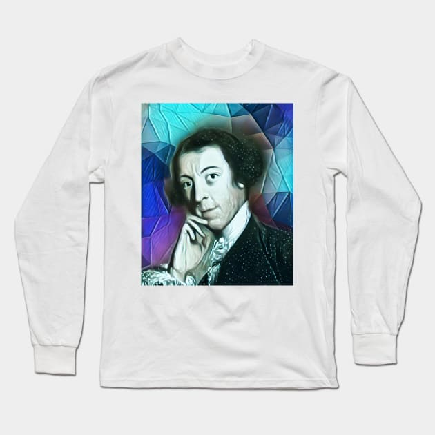 Horace Walpole Portrait | Horace Walpole Artwork 6 Long Sleeve T-Shirt by JustLit